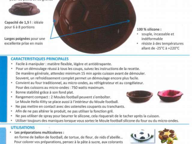 Fiche produit: Moule à cake junior en silicone - Les Macarons à la  Chartreuse
