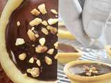 Mini tartelettes au chocolat et caramel au beurre demi sel