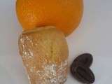 Mini-cakes moelleux à l’orange et coeur chocolat