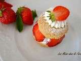 Shortcakes individuels à la fraise