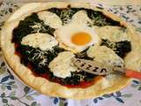 Pizza a la florentine (épinards)