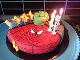 Gâteau super héros