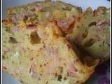 Cake brie-moutarde-jambon