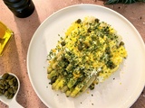 Asperges blanches et œufs mimosa d’Hélène Darroze