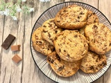 Cookies à la pralinoise et au chocolat noir