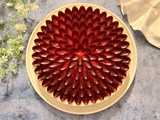 Entremets aux fruits rouges et au chocolat blanc