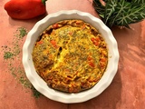 Frittata au chorizo et poivron rouge