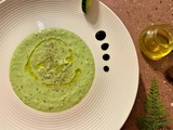 Gaspacho vert (concombre et poivron vert)