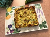 Gâteau invisible courgettes et jambon cru