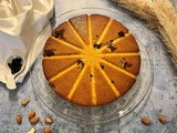 Gâteau moelleux aux myrtilles et à l’amande