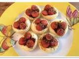 Mini tartelettes oignons et saucisses