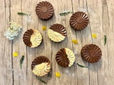Moelleux choco-coco, coque en chocolat