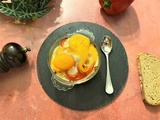 Œufs cocotte aux poivrons et chorizo