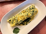 Omelette aux épinards