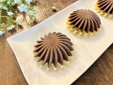 Panna cotta au chocolat noir et chocolat blanc