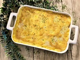 Parmentier de saumon au fromage ail et fines herbes