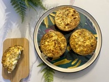 Quiches sans pâte aux poireaux et à la feta