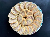 Roulé de courgettes au jambon