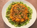 Salade de concombres et carottes à la thaïlandaise