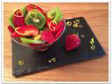 Salade de fraises et kiwis