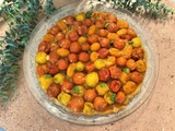 Tarte tatin aux tomates cerises et chorizo