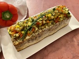 Terrine de cabillaud aux poivrons