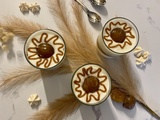 Verrine de mousse au fromage blanc et crème de marrons