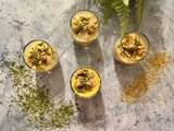 Verrines orientales (houmous et thon)
