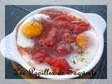 D'oeuf cocotte jambon tomates basilic - Tour en cuisine #132