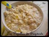 Porridge à la pomme et sirop d'agave