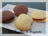 Whoopies pies cacao nutella et coco fraise