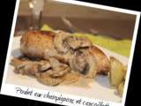 Poulet aux champignons sauce cancoillotte (6pp)