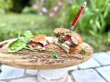 Burger végétarien aux aubergines