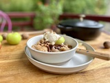 Crumble à la crème de marrons
