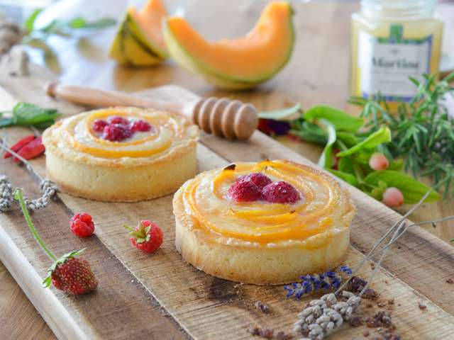 Recettes De Tarte Au Melon De Les Pepites De Noisette