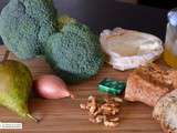 Velouté de brocolis et ses tartines gourmandes