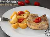 Côtes de porc et pommes de terre (Cookeo)