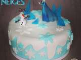 Gâteau La reine des neiges