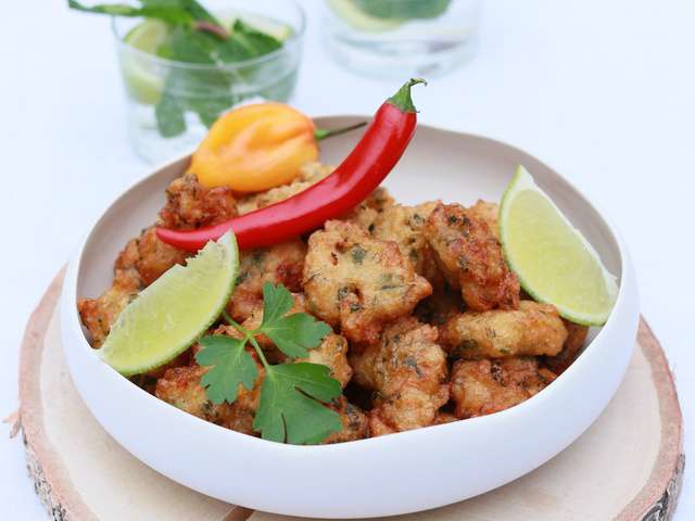 Recettes d'Accras et Crevettes