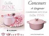 Collection Chiffon Pink Le Creuset #Concours Inside