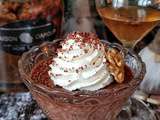 Crème au chocolat #RhumAvent 1 avec l'Arrangé Noix et Miel Maison damour