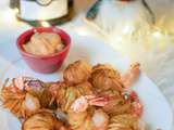 Crevettes en habit de pomme de terre #RhumAvent 6 avec Rhum Extra Vieux Rozelieures Finish de hse