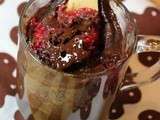 Ronde interblog #32 - gateau a la tasse chocolat framboise