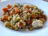 Quinoa au poulet et aux petits légumes