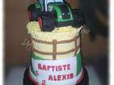Gâteau d'anniversaire tracteur Claas