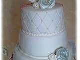 Gâteau double, mariage et baptême