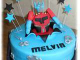 Gâteau Transformers pour Melvin
