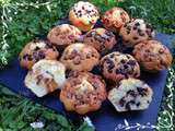 Muffins aux pépites de caramel ou pépites de chocolat