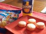 Macarons à l'Orangina® et Haribo Orangina Pik®