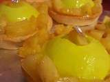 Tartelette ananas et mousse au citron vert